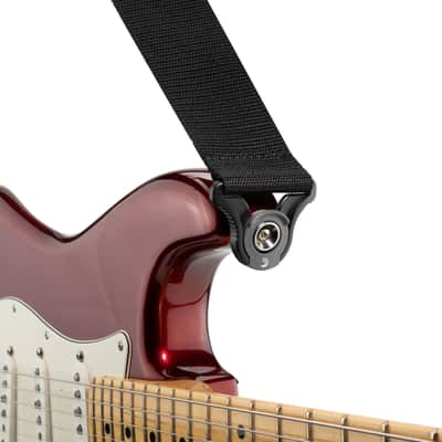D'Addario PWSAL400 Auto Lock Guitar Strap, Black image 4