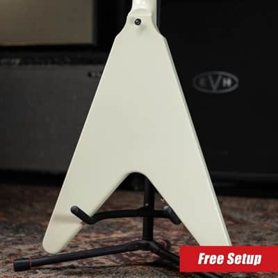 Gibson '70s Flying V Electric Guitar - Classic White with Hardshell Case image 2