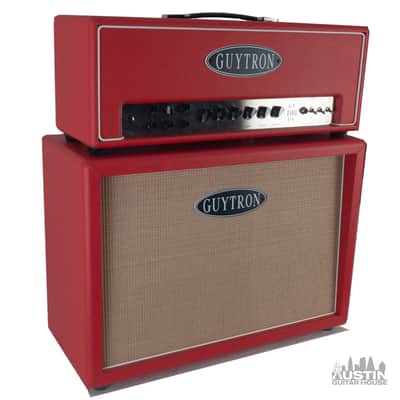 Guytron GT100 F/V Head & Cab Red Tolex image 3