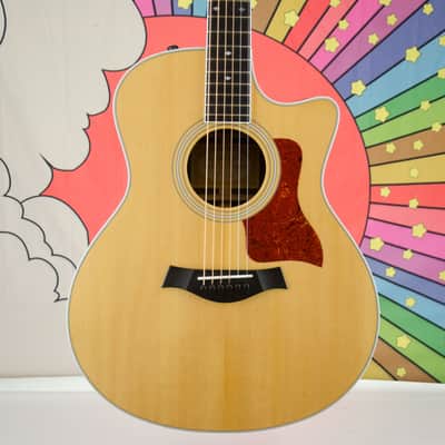 Used Taylor 416CE-LTD Natural Acoustic/Electric Guitar, Original Hardcase image 1