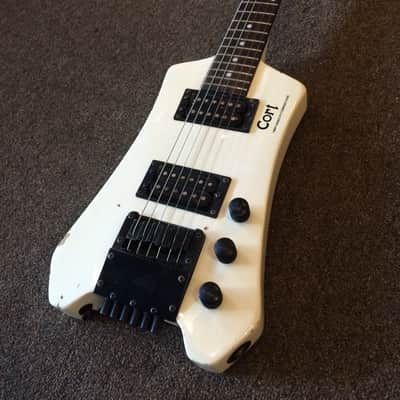 Cort Licensed Steinberger Headless Guitar 80's Whiie image 1