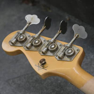 Fender Custom Shop '63 Jazz Bass, Jouneyman Relic - Aged Sonic Blue image 8