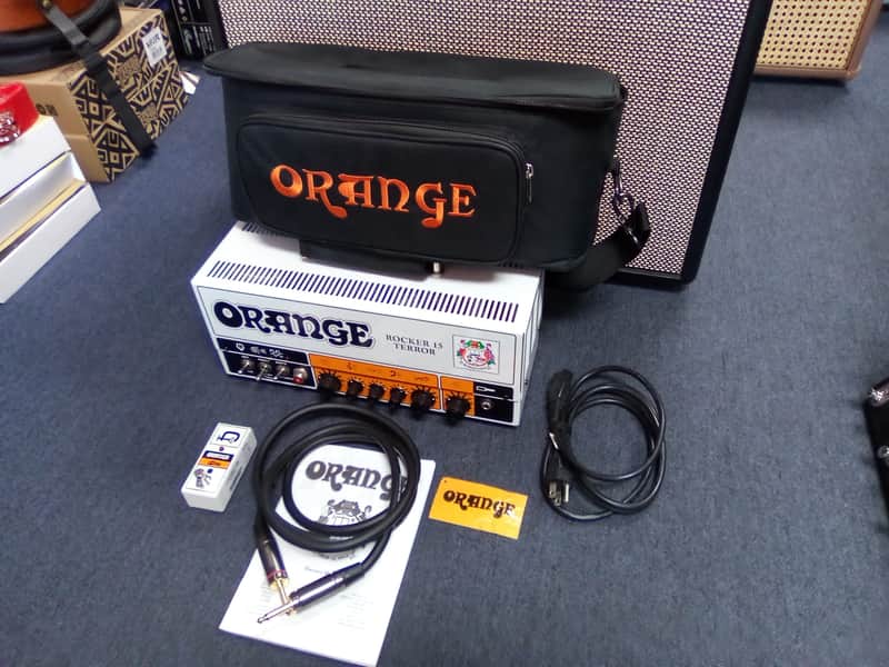 Orange Rocker terror 15 tube head image 1