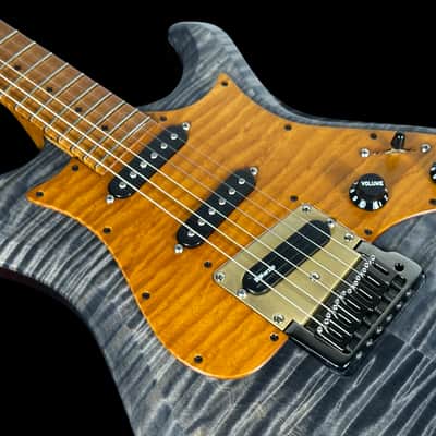 2020 Knaggs Larry Mitchell Signature Severn Tier 2 Flame Top Gloss ~ Faded Onyx image 6