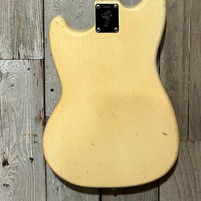 1965 Fender Musicmaster II with Rosewood Fretboard - Olympic White image 9