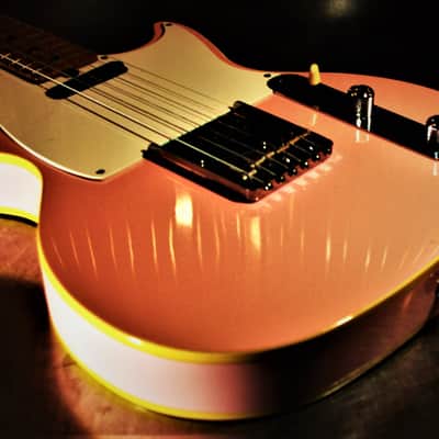 Strings & Things St. Blues Custom Bluesmaster II 1984 Shell Pink. Guitar that ruined Billy Squier image 7