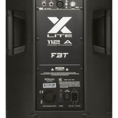 FBT X-Lite 112A Integrated 3-channels Mixer Feature Lightweight wo way design incorporating a 12” low frequency woofer and 1” HF compression driver coupled to a 90°H x 60°V constant directivity horn. image 2