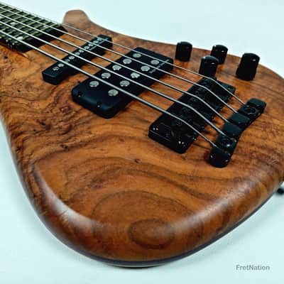 Warwick Masterbuilt P-Nut Signature III 5-string Blackwood Burl - 11.20lbs D 164317-26 image 9