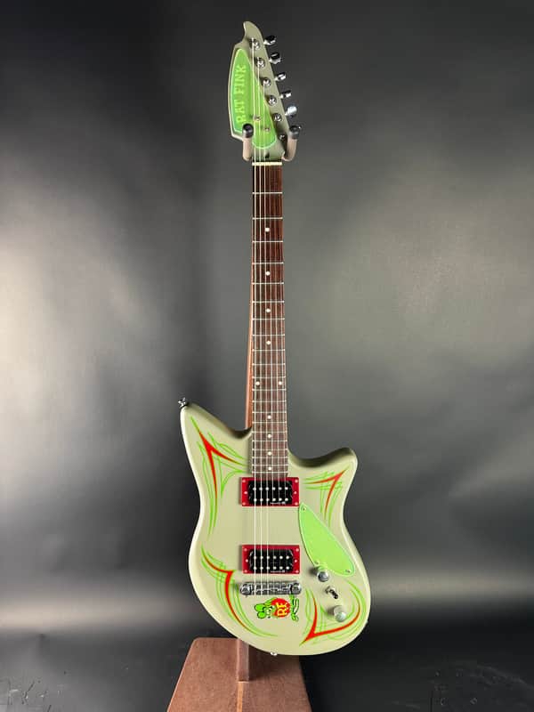 Used 2002 Rat Fink Guitar Grey Pinstripe w/case TSU21672 | Reverb