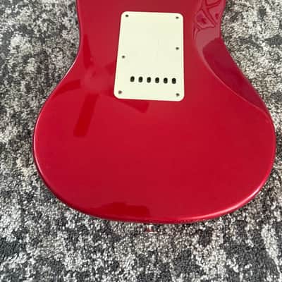 Fender Cyclone Deluxe Series 2001 MIM Candy Apple Red Rosewood Fretboard Guitar image 17