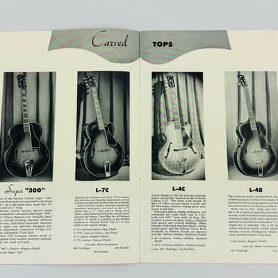 Gibson Vintage Acoustic Guitar Catalog- Rare! 1950 image 6