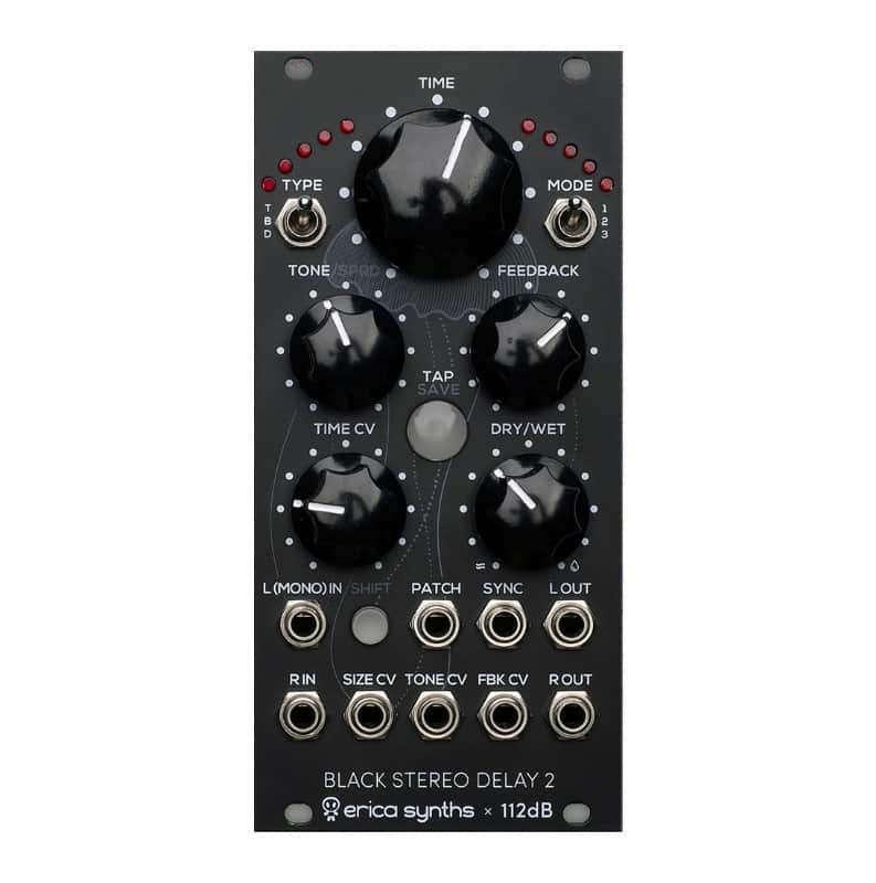 Erica Synths Black Stereo Delay 2 (BPNYC) image 1