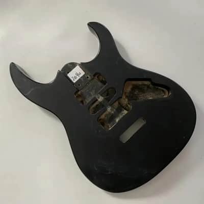 Black HSH Guitar Basswood DIY Project Body image 2