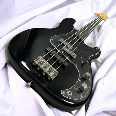 Fender Tony Franklin Unlined Fretless Precision, Black / Ebony *IN STOCK* image 3