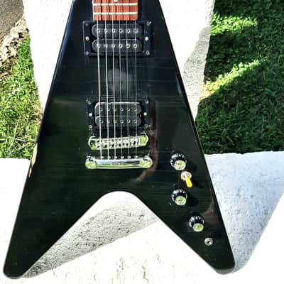 Gibson Flying V Guitar, 1983, DiMarzio Pickups, Upgrades, Case image 6