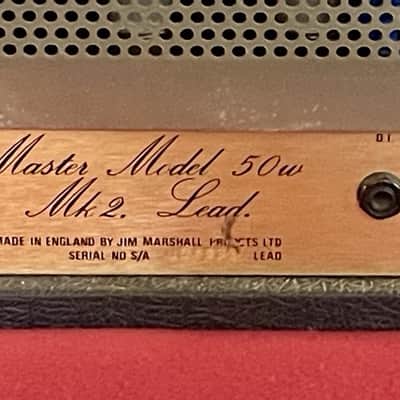 1985 Marshall JCM800 2204 50-Watt Guitar Amp Head & McKinley Ibanez TS9 PLUS image 7