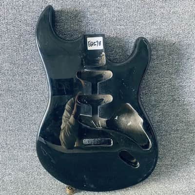 Black Strat Style Guitar Body with SSS Routing image 1