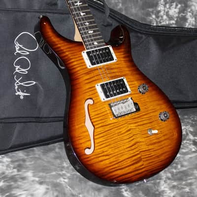 2023 PRS - CE24 Bolt-On Semi-Hollow - Black Amber image 1