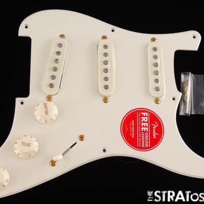 Fender FSR Squier 50s Strat, LOADED PICKGUARD Prewired White Stratocaster! image 1