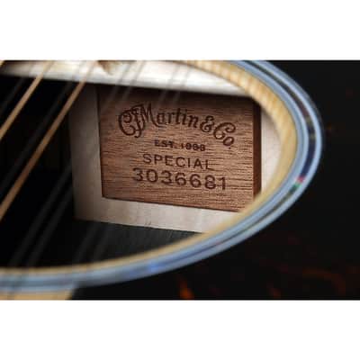 Martin X Series Brazilian HPL 12-String Dreadnought Acoustic-Electric Guitar Regular Natural image 5