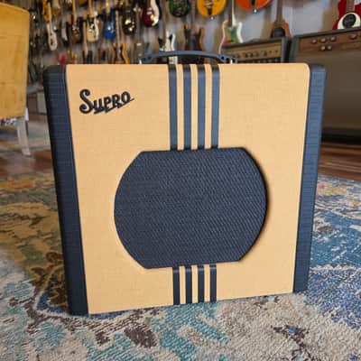 Used Supro Delta King 12 Combo Tube Amp - Tweed & Black image 1