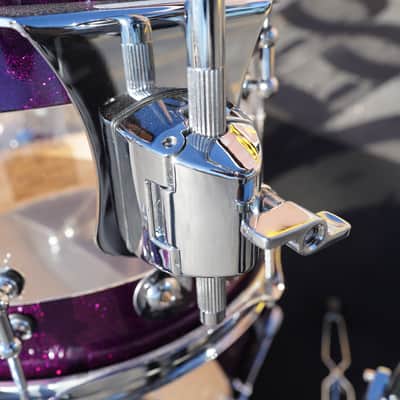 Dixon Artisan Select Proto - Maple/Acrylic 5pc Shell Pack - Deep Purple Sparkle Lacquer  | 12, 14, 14, 16, 22" image 16