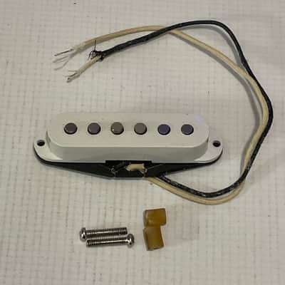 2000's Made in U.K. IronGear VTG 6TS Stratocaster White Single Coil Neck Guitar Pickup 5.60k image 1