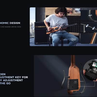 Donner HUSH-X Electric Guitar Kit for Travel image 7