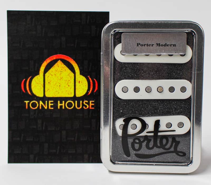 Porter Pickups - Modern Strat Single Coil Pickup Set of Three for Guitar image 1