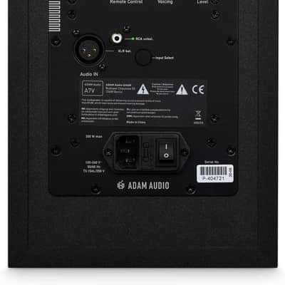 ADAM Audio A7V 7" Active Studio Monitor (Single) Black image 3