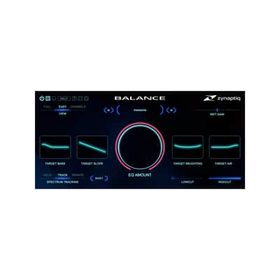 zynaptiq BALANCE: Pro Audio Adaptive EQ Plugin (Download) image 1