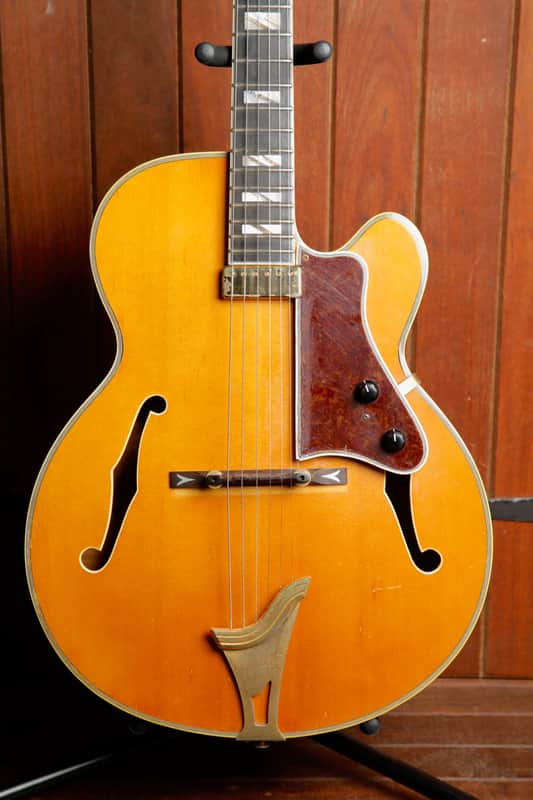 Aria Pro II FA-03 Natural Archtop Hollowbody Electric Guitar Pre-Owned image 1