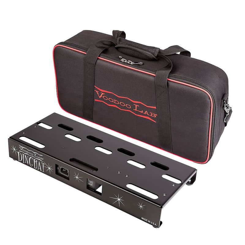 Voodoo Lab Dingbat Small Pedalboard Power Package w/ Pedal Power ISO-5, Gig Bag image 1