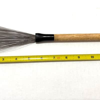 Single Vater VWTW Wire Tap Wood Handle Drum Brush - FIXED WIRE (ONE BRUSH ONLY) image 6