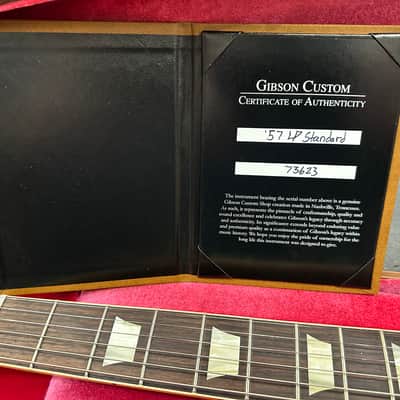 Gibson 1957 Les Paul Custom Shop VOS Gold Top New Unplayed Auth Dlr 8lbs 6oz #623 image 20