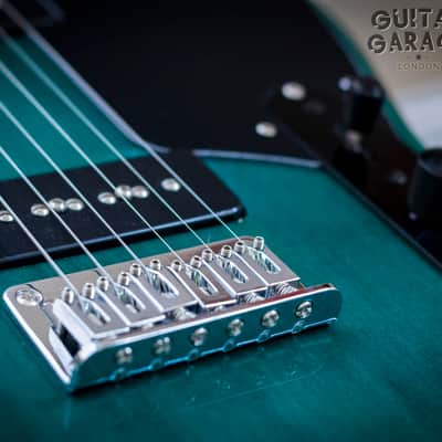 Fender Telemaster Jazzcaster Teal Green  Transparent Custom Offset guitar - USA rosewood neck image 12