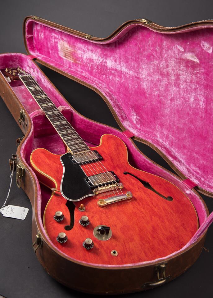 1960 Gibson ES-345 TDC Left Handed Lefty Rare PAF Vintage w/ OHSC & Case Candy