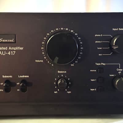 πΆβ¨ Sansui AU-417 Integrated Amplifier β 120V U.S. Unit, Serviced, Cleaned, Tested image 6
