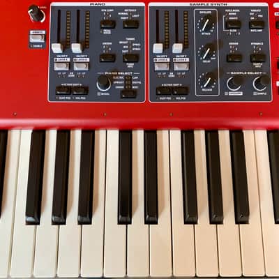 Nord Piano 6 73-Note Weighted Hammer Action Piano With Split / Layering & NP3 Pedal - Red image 2