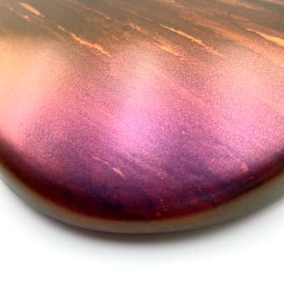 Warmtone Custom Guitars Strat Style Guitar Body “Metallic Purple Pour” image 10