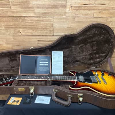 Gibson Custom Shop Les Paul Special Double Cut Figured Guitar 2022- Bourbon Burst VOS -- 8lbs 3oz w/OHSC image 23