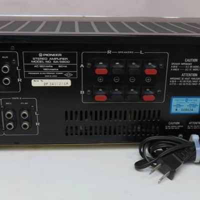 PIONEER SA-5800 INTEGRATED AMPLIFIER ( AMP ) FULLY SERVICED RECAPPED + LED'S image 11