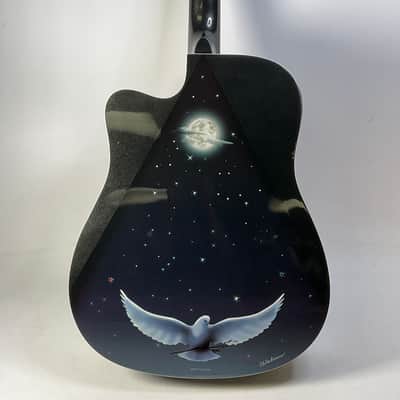 2008 Esteban Celestial Night Limited Edition Acoustic/Electric Guitar image 16
