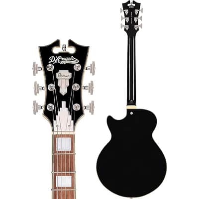 D'Angelico Premier SS Single Cutaway w/ stop-bar tailpiece, Black* w/ DAPSSSBKNS image 13