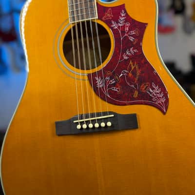 Epiphone Hummingbird Studio EC Acoustic-electric Guitar - Antique Natural GET PLEK'D! 238 image 2