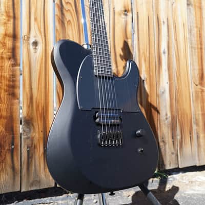 Schecter DIAMOND SERIES PT Black Ops Satin Black Open Pore 6-String Electric Guitar (2024) image 7