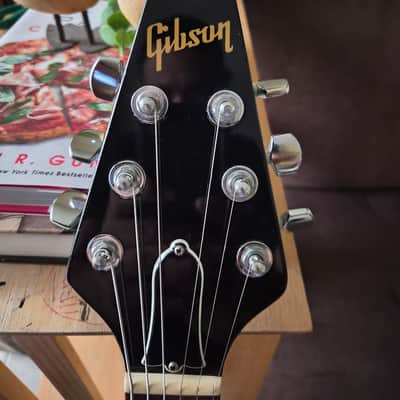 1983 Gibson Flying V I with Stop Bar Tailpiece and Offset Knobs 1981-1988 - Ebony image 11