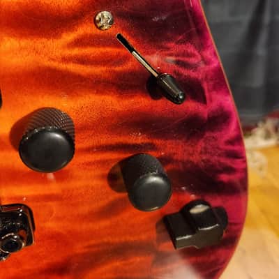 Warmoth Partscaster Orange Burst-Seymour Duncan-Free Set Up-New Pots image 6