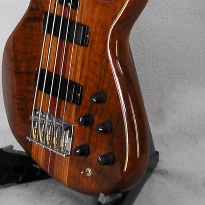 Tobias Basic 5 Bass - Pre Gibson1985 Fretted Converted to Fretless American Black Walnut image 5