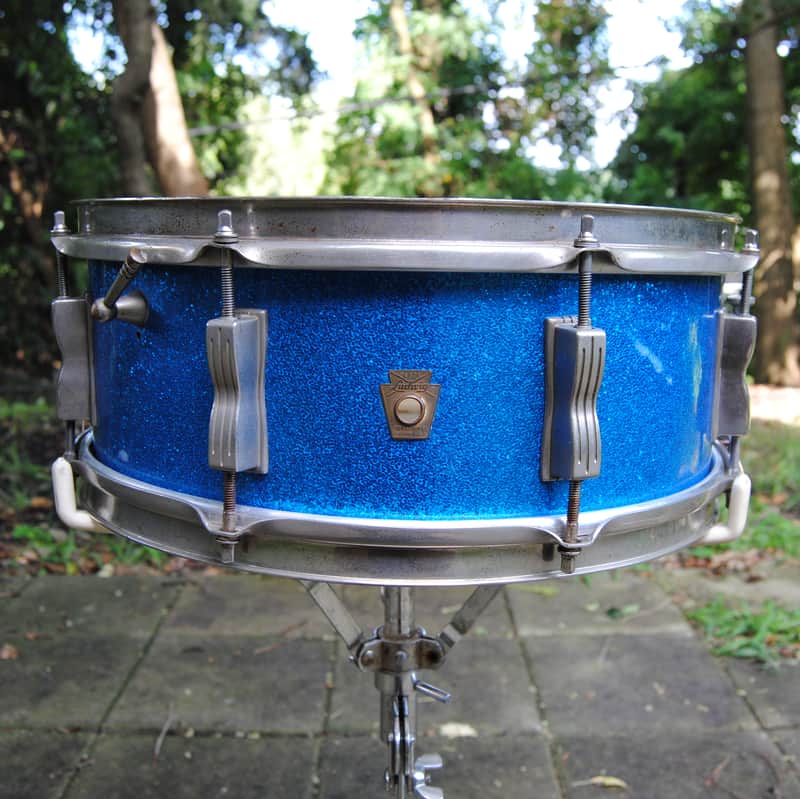 Ludwig No. 908 Jazz Festival 5x14" 8-Lug Snare Drum 1960 - 1969 image 10